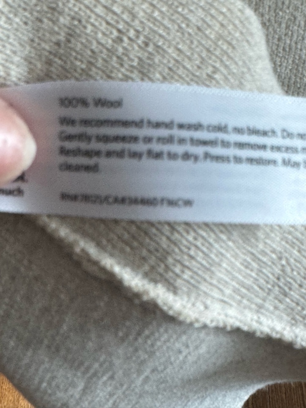 Eileen Fisher Oatmeal Knit  Skirt - Picture 4 of 5